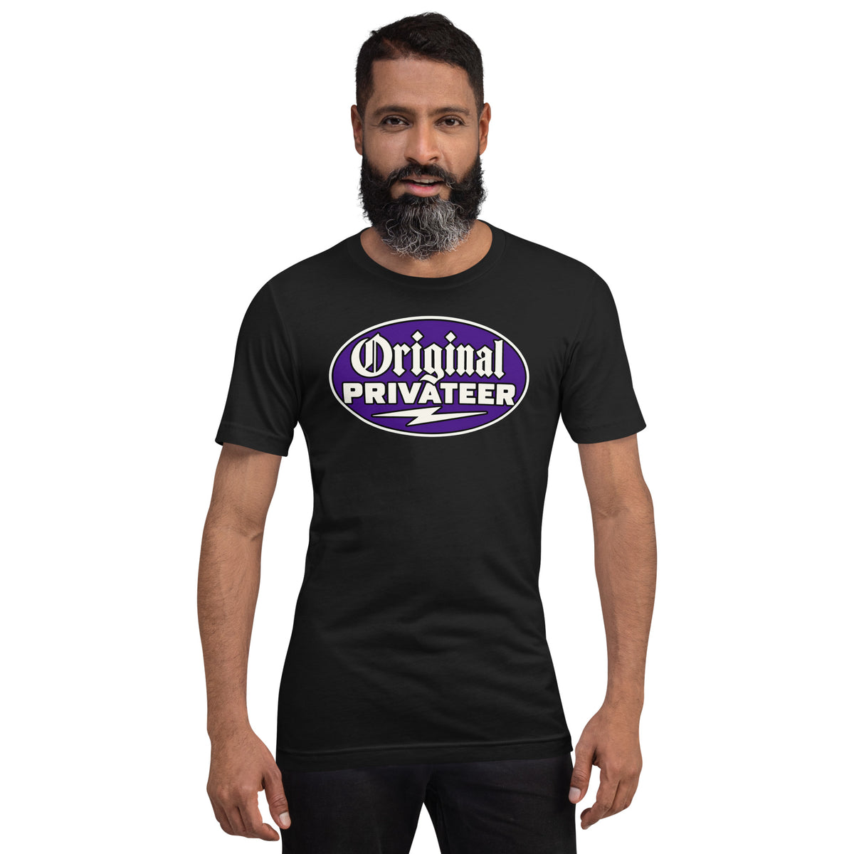 Men's Wildcat Purple Motorcycle T-Shirt | Original Privateer