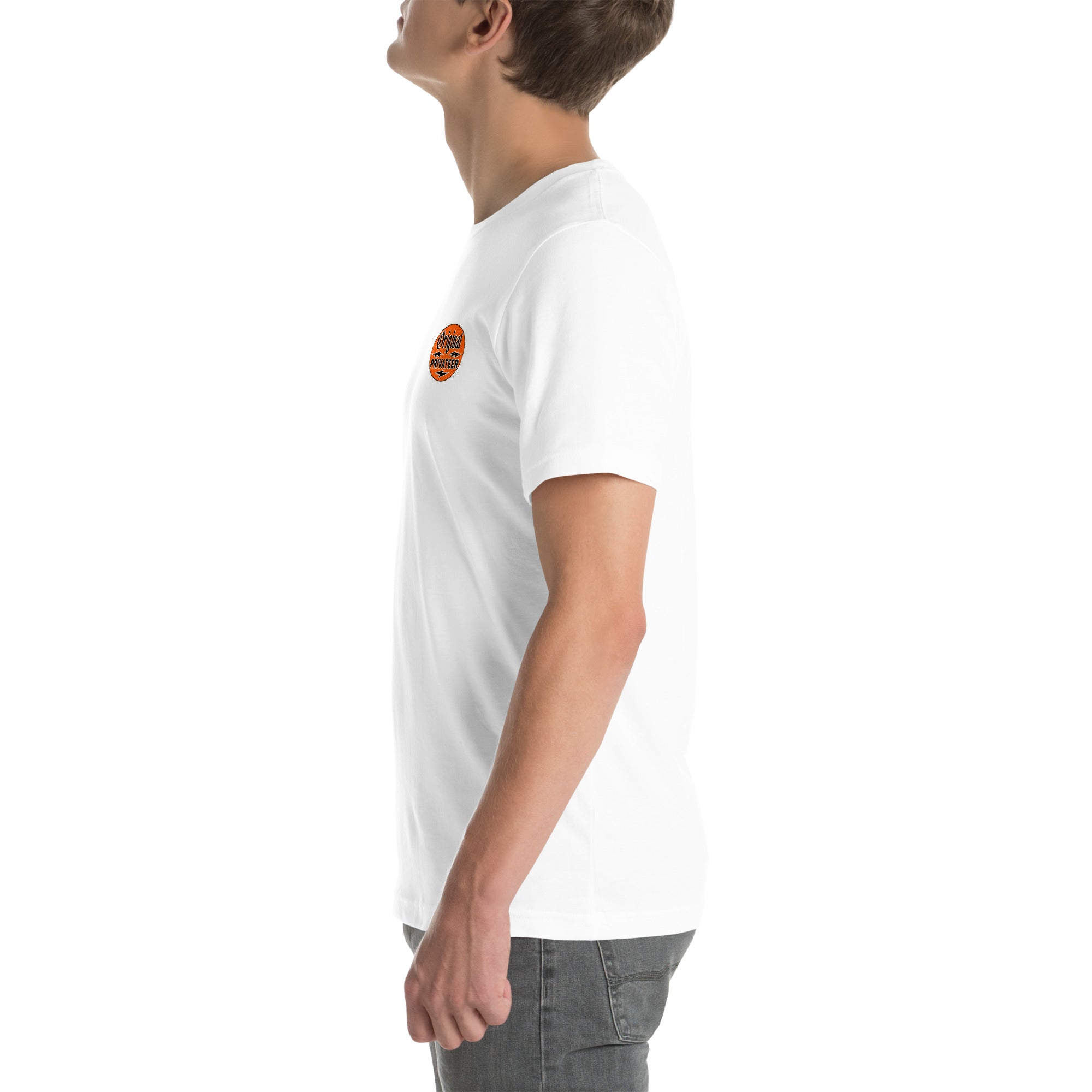 Vintage Motorcycle T-Shirt – Retro Orange | Original Privateer
