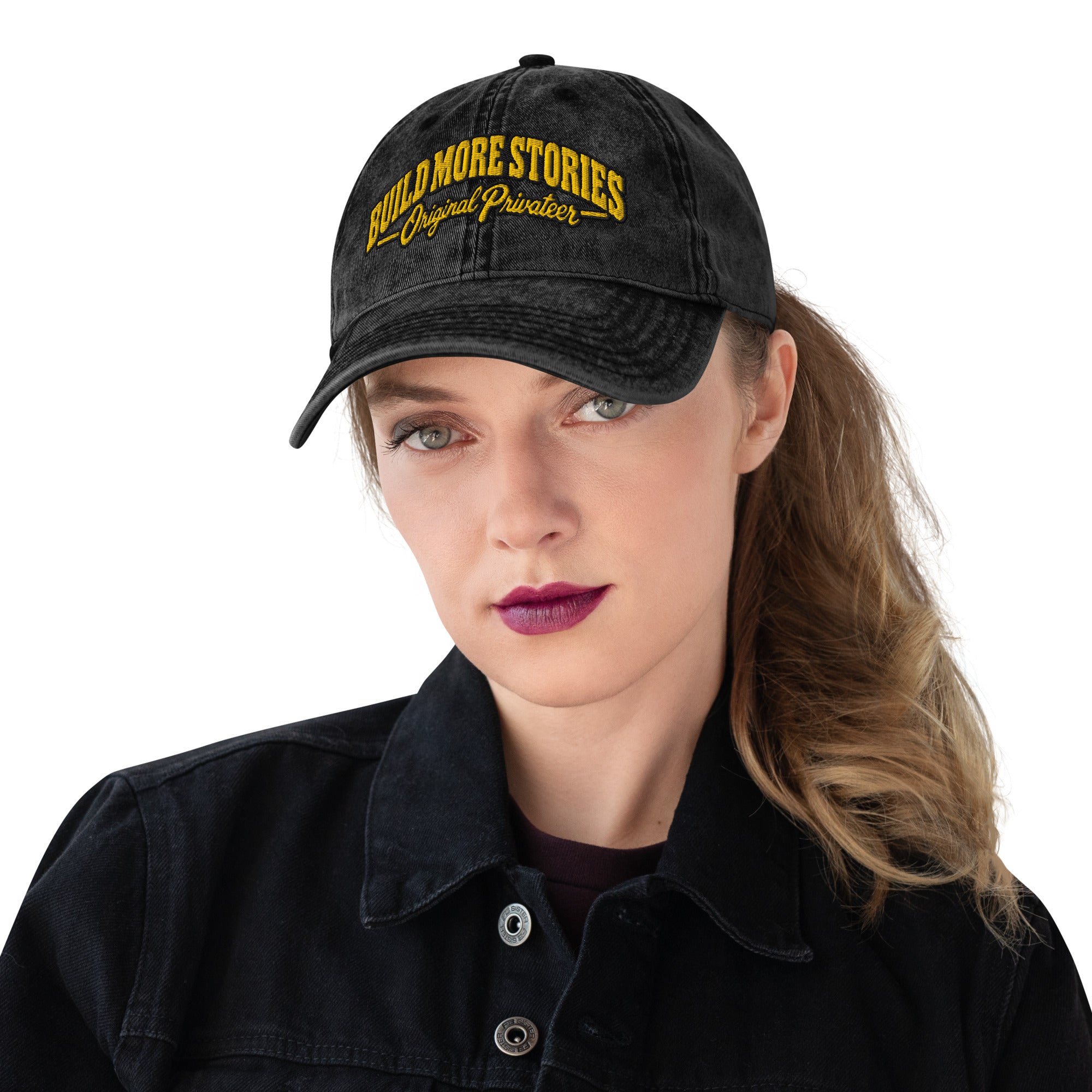 Build More Stories Vintage Cap