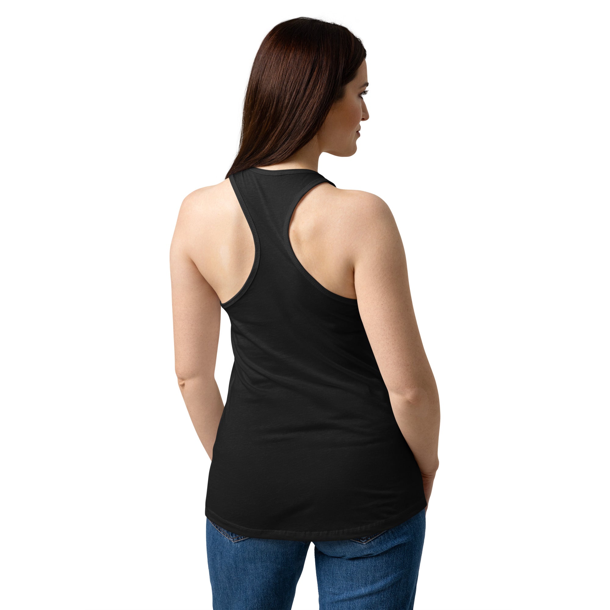 Women's Retro Orange Racerback Tank Top | Original Privateer