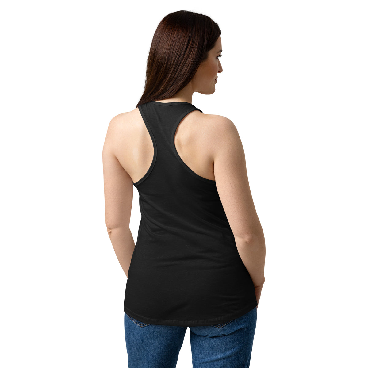 Women's Retro Orange Racerback Tank Top | Original Privateer