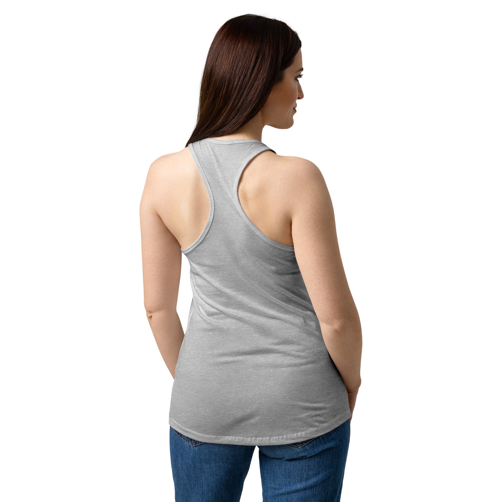 Women's Retro Orange Racerback Tank Top | Original Privateer