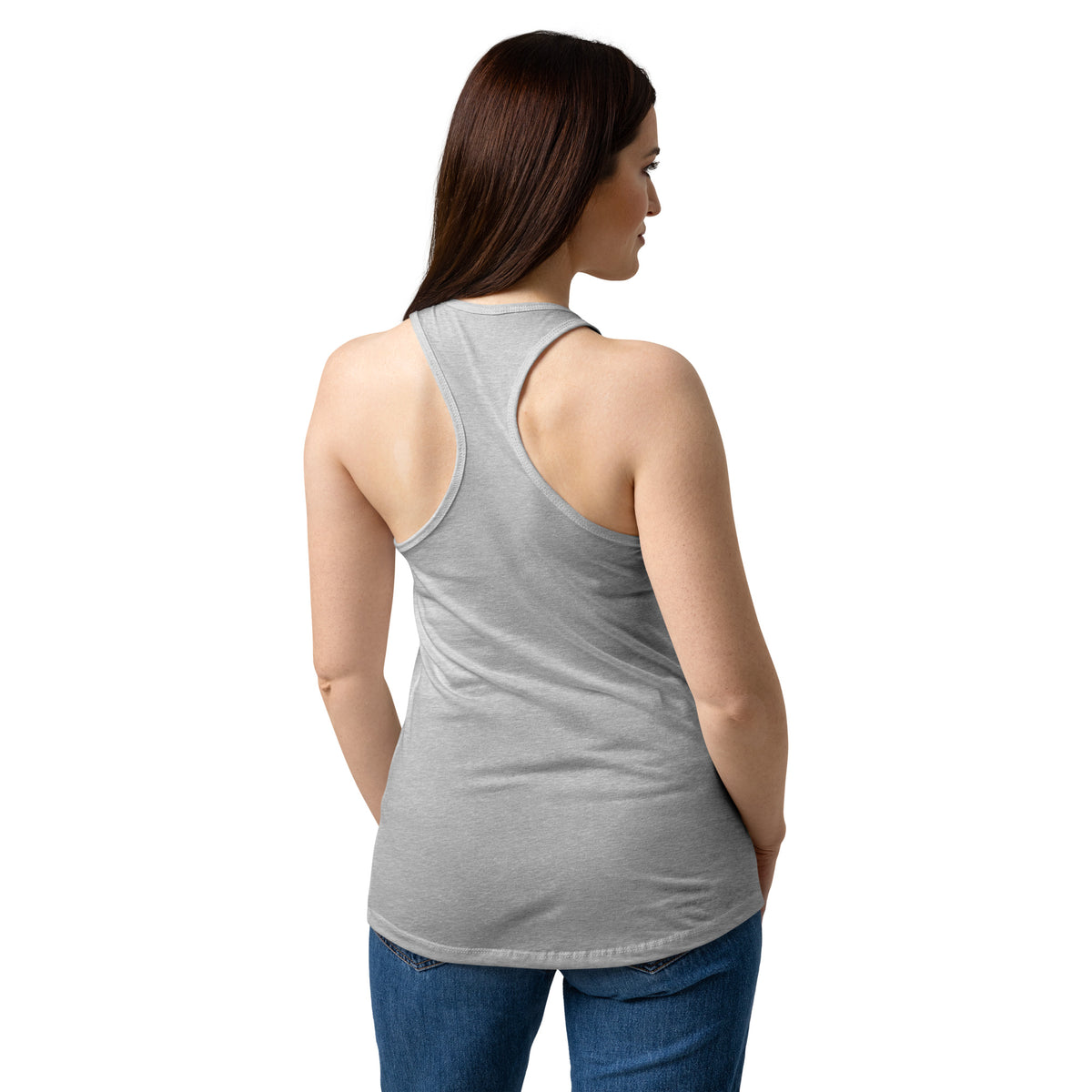 Women's Retro Orange Racerback Tank Top | Original Privateer