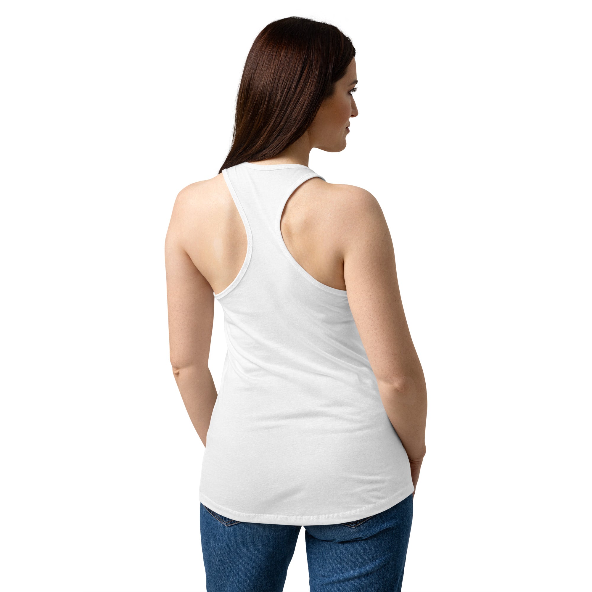 Women's Retro Orange Racerback Tank Top | Original Privateer