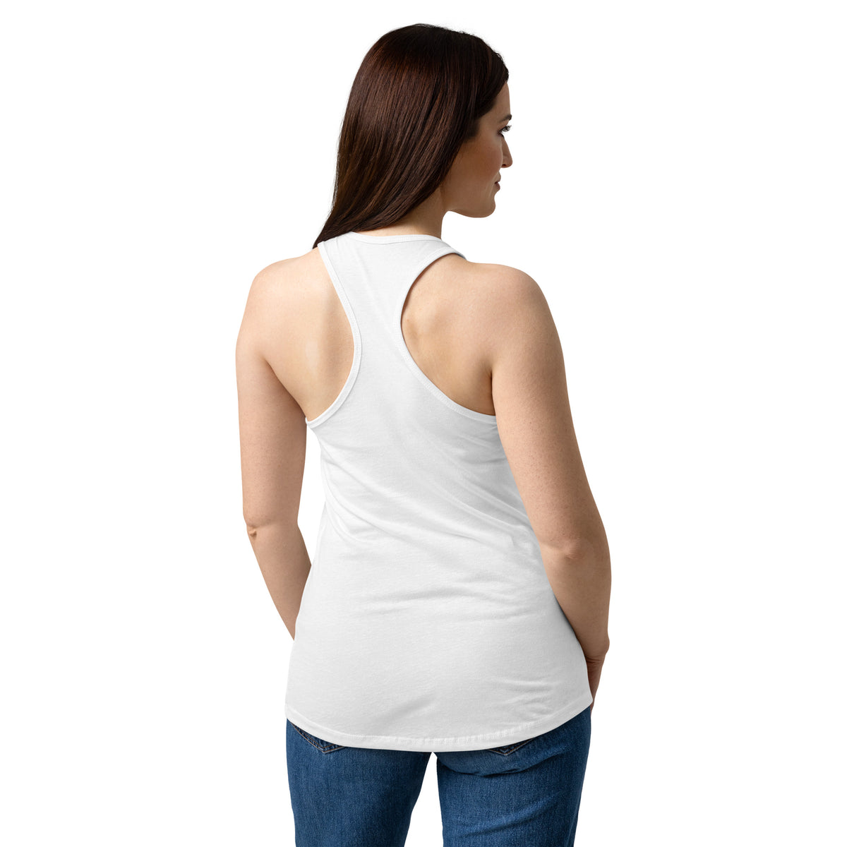 Women's Retro Orange Racerback Tank Top | Original Privateer