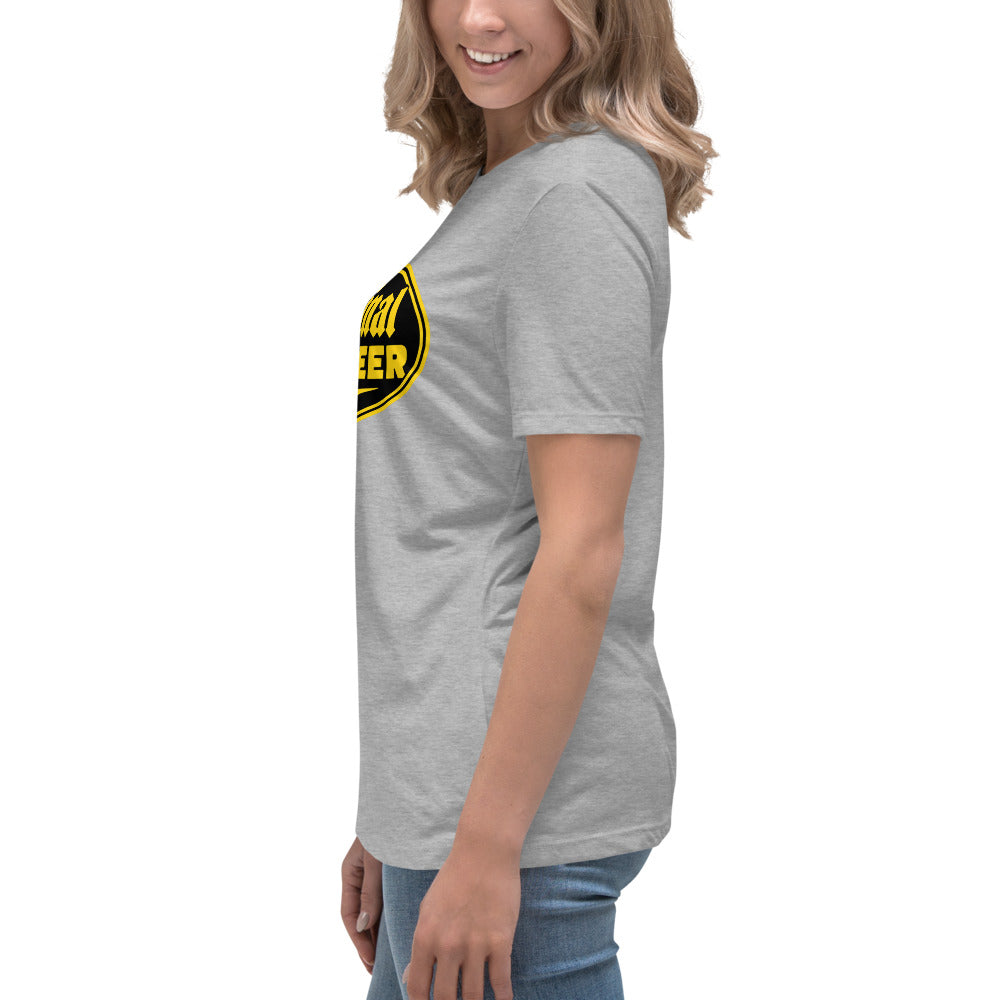 Women's Black & Gold Motorcycle Tee | Original Privateer