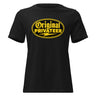Women's Black & Gold Motorcycle Tee | Original Privateer