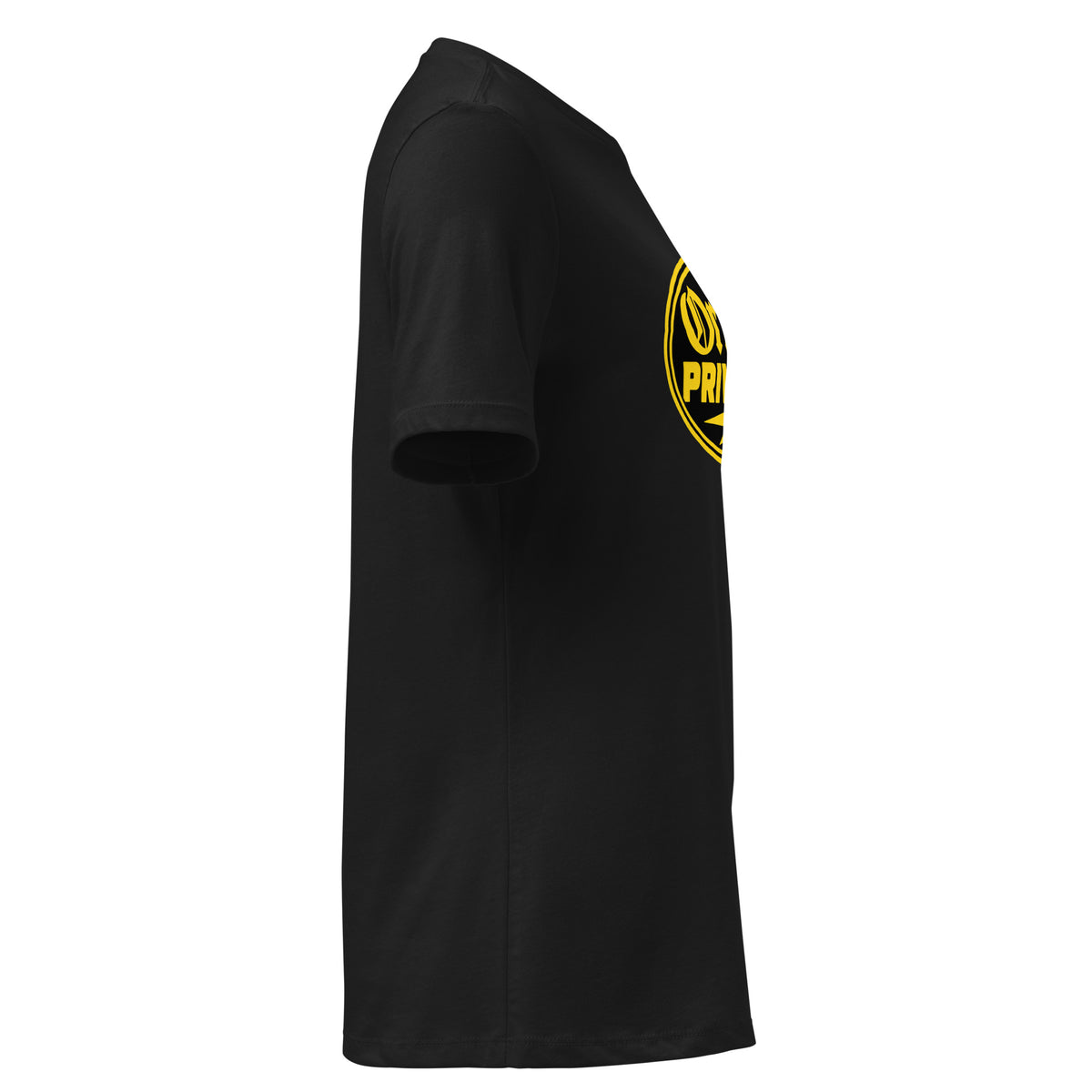 Women's Black & Gold Motorcycle Tee | Original Privateer