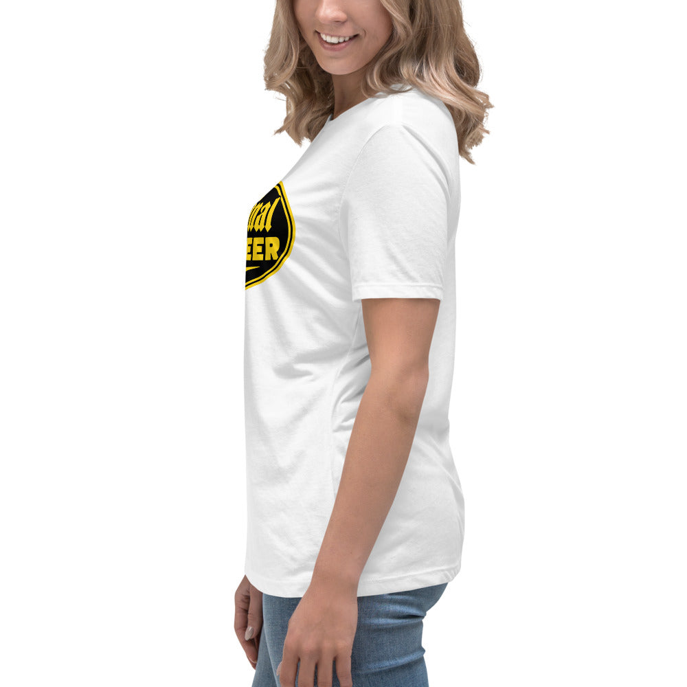 Women's Black & Gold Motorcycle Tee | Original Privateer