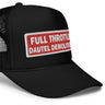 Full Throttle Red Wh Foam trucker hat
