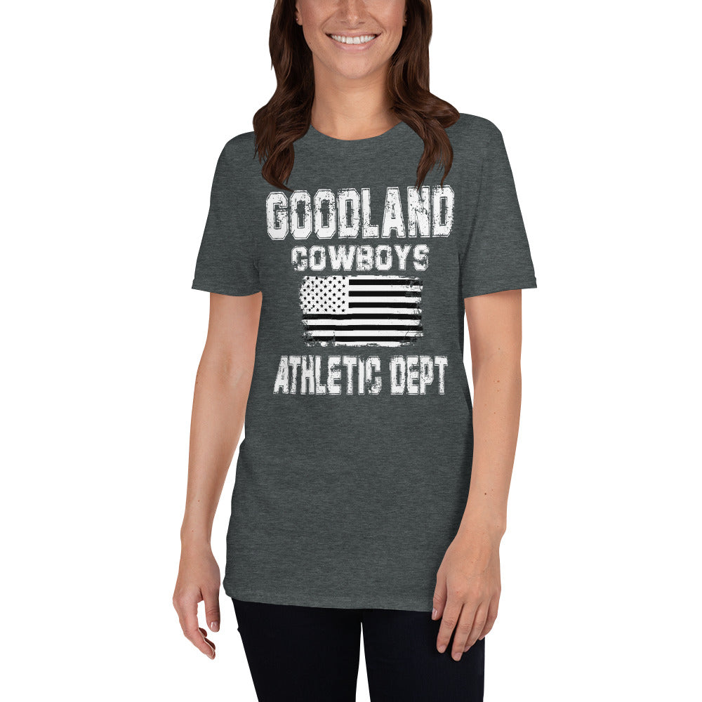 Goodland Cowboys Athletic Dept blk wh T-Shirt