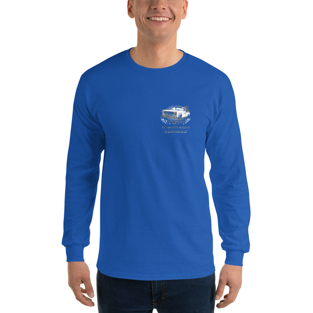 Dropped Lowered Square Body C10 Chevy Long Sleeve T-Shirt