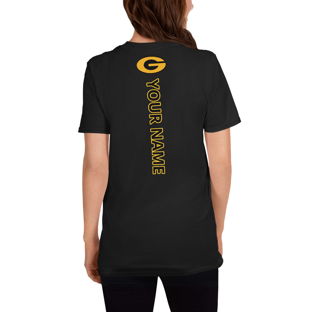 GHS Cowgirls Basketball with American Flag T-Shirt