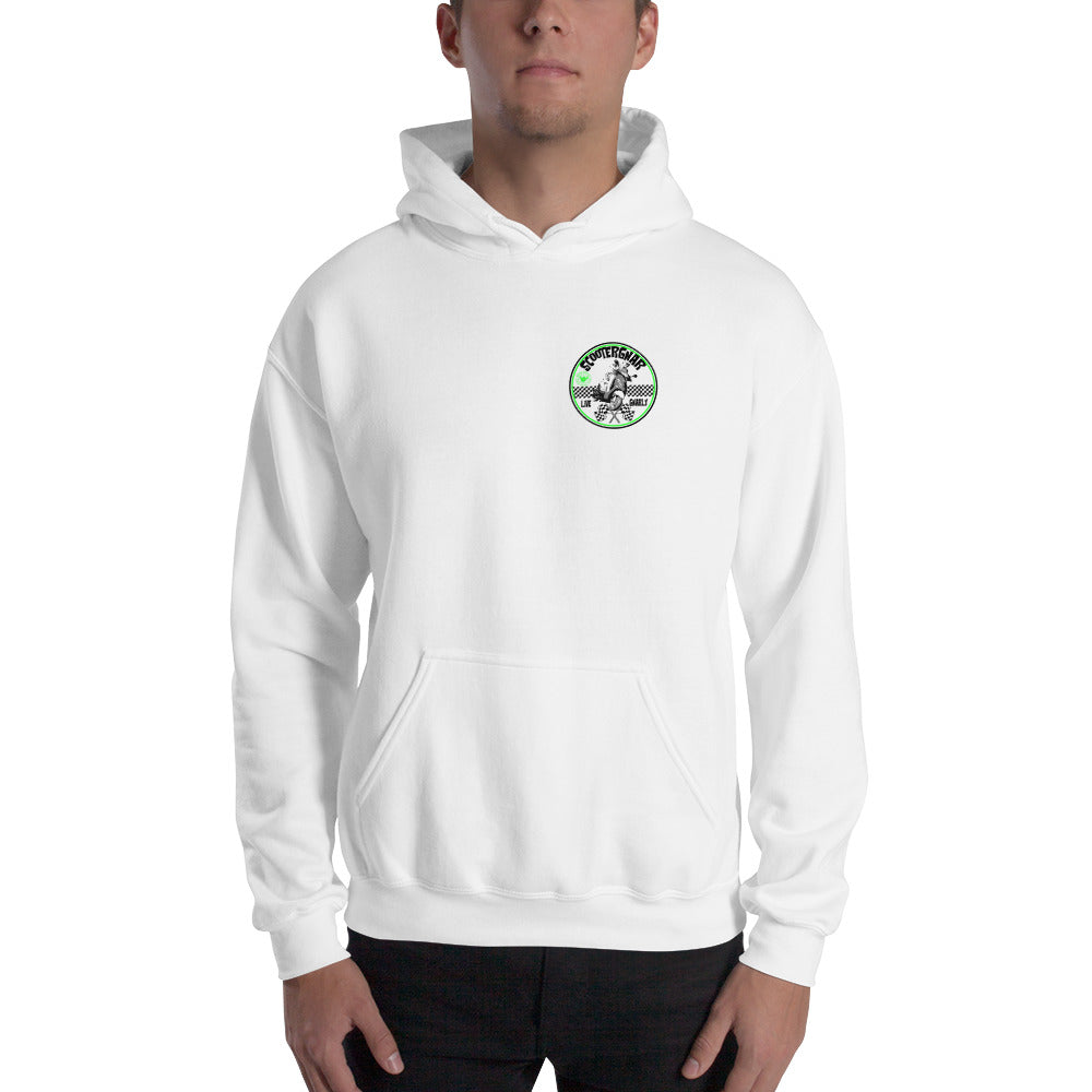 Scooter or Vespa Riders Live Gnarly - Unisex Hoodie