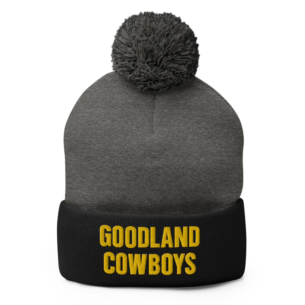 Goodland Cowboys gld Pom-Pom Beanie