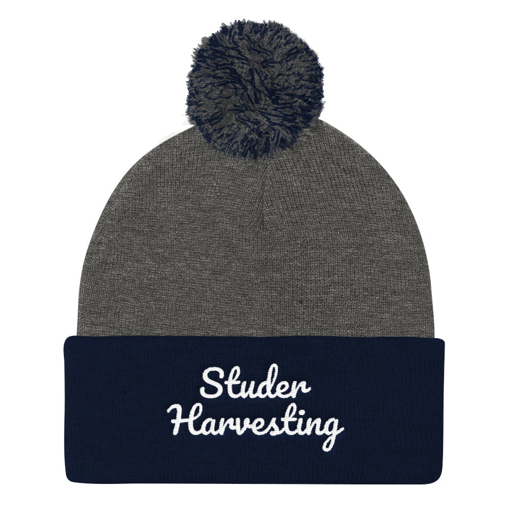 Studer Harvesting - Pom Pom Knit Cap