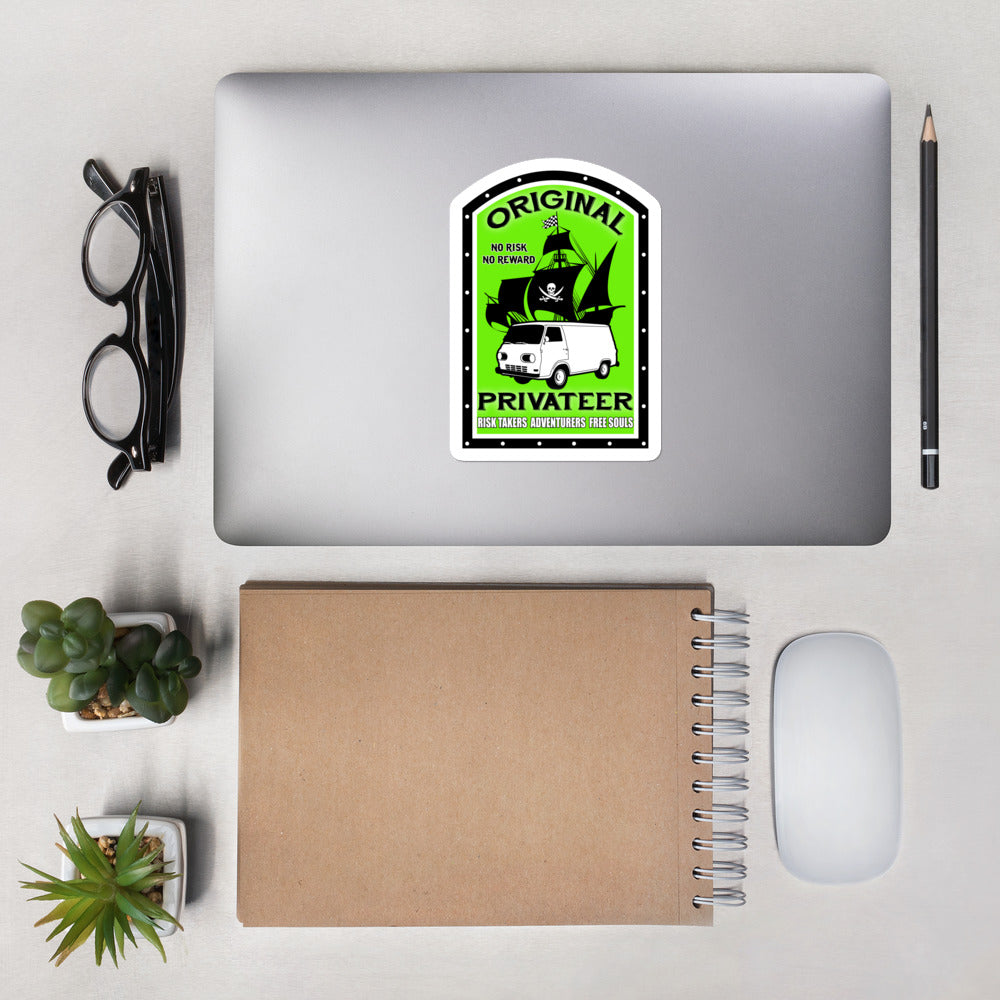 Original Privateer Lifestyle Green - Bubble-free stickers