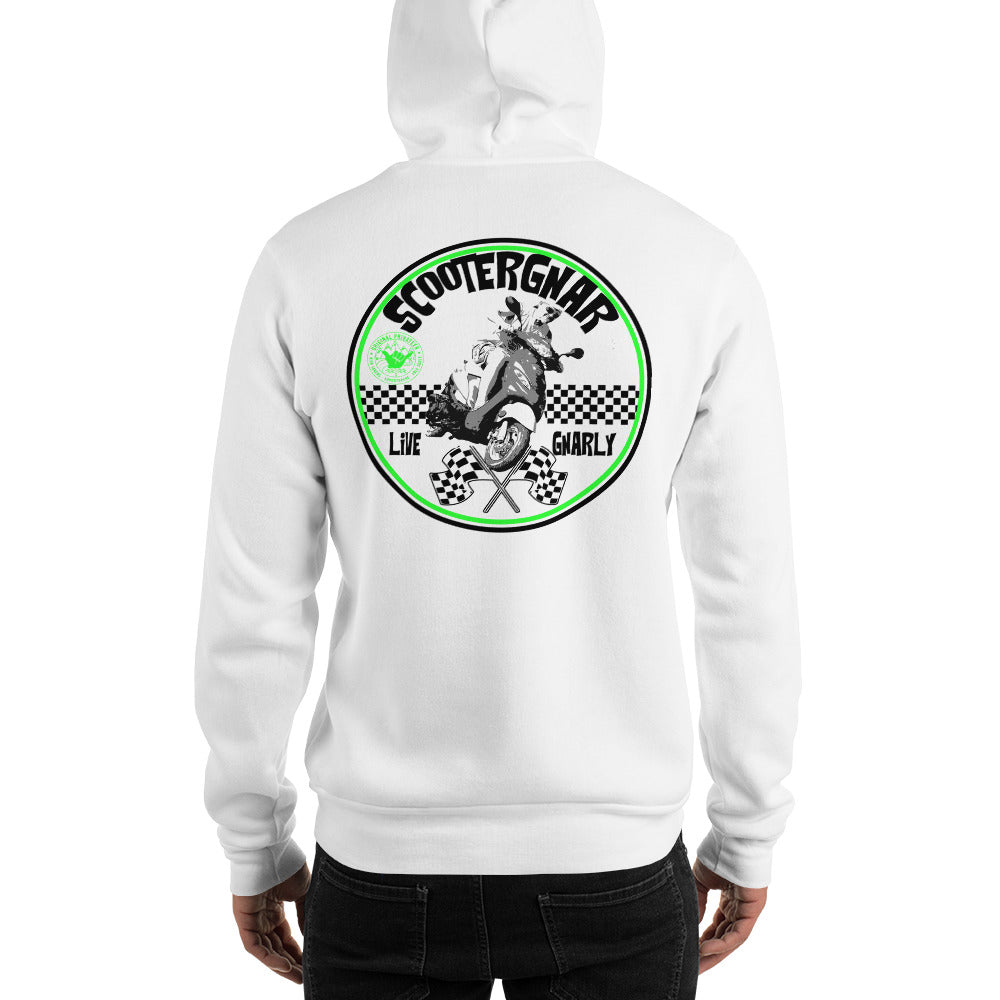 Scooter or Vespa Riders Live Gnarly - Unisex Hoodie