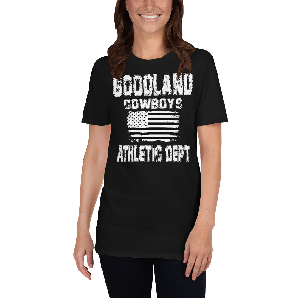 Goodland Cowboys Athletic Dept blk wh T-Shirt