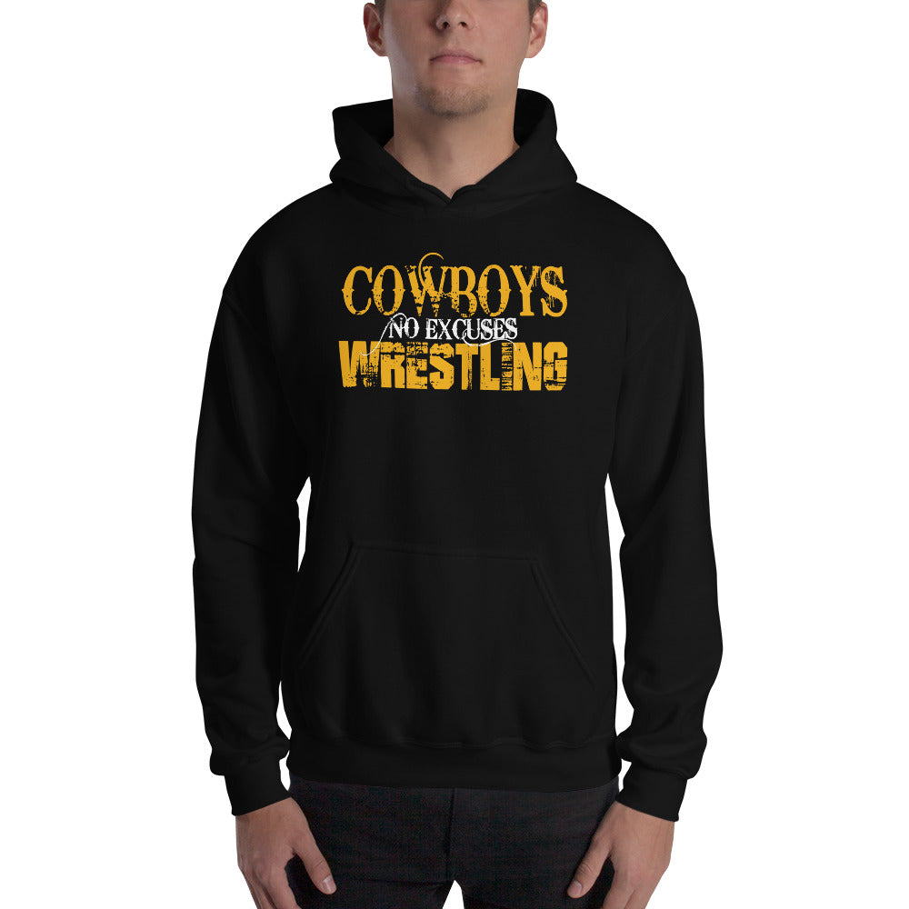 Goodland Cowboys Wrestling no excuses Hoodie