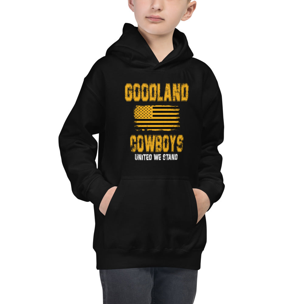 Goodland Cowboys United We Stand Kids Hoodie