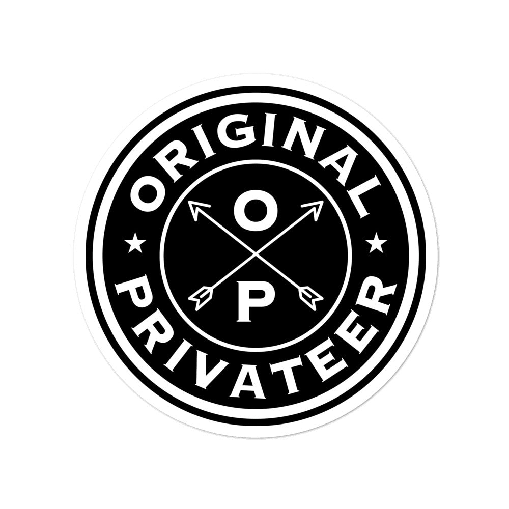 Original Privateer Aim Forward - Bubble-free stickers