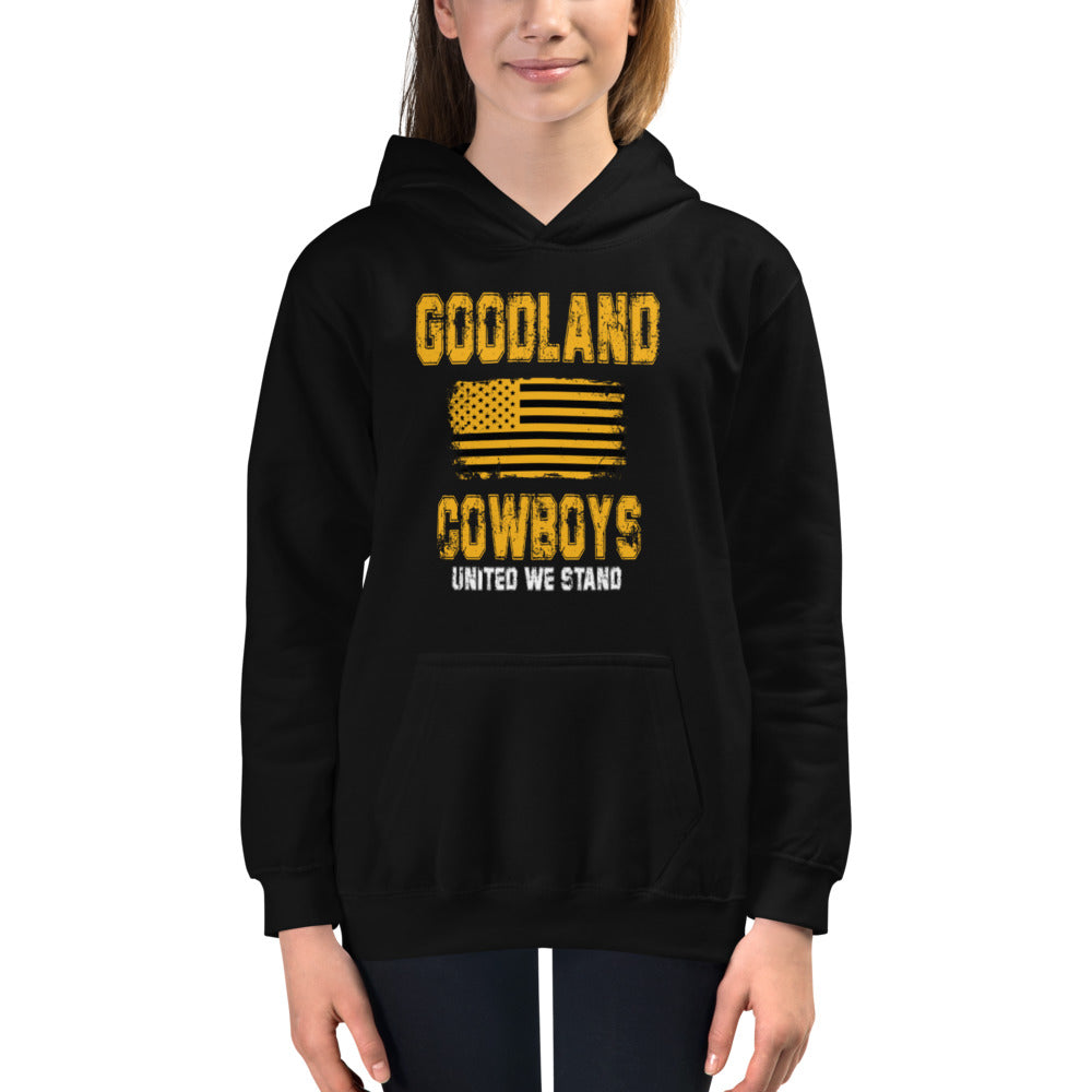 Goodland Cowboys United We Stand Kids Hoodie