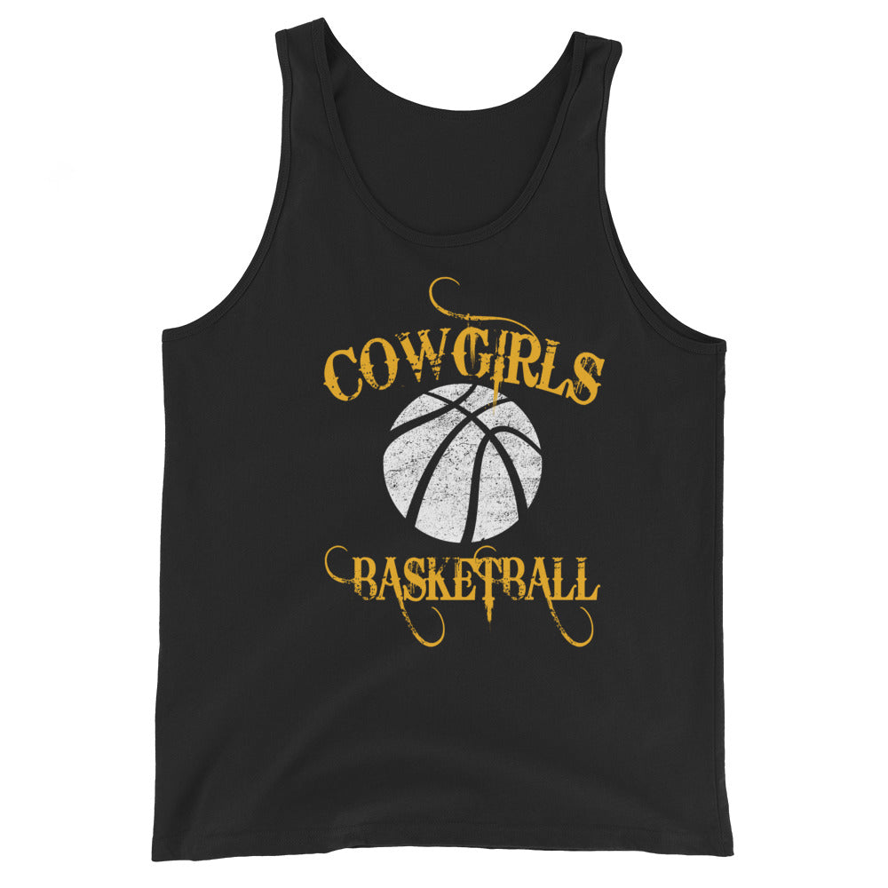 Goodland GHS Cowgirls Basketball Unisex Tank Top