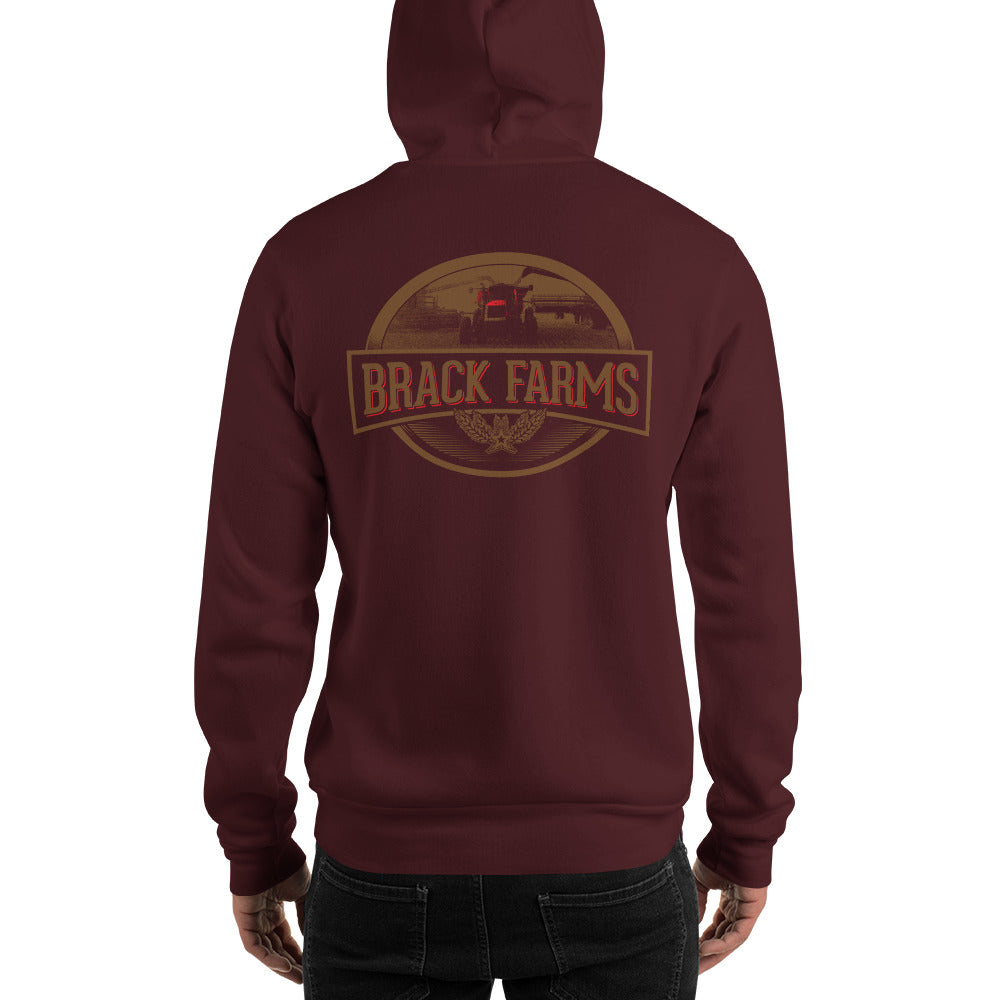 Brack Farms - Brown Logo Hooded Sweatshirt