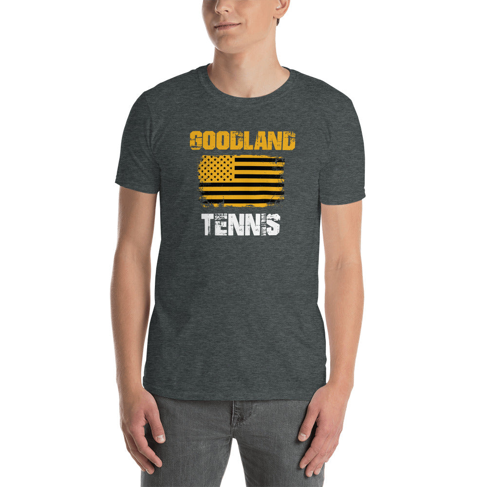 GHS Goodland Cowboys America Tennis T-Shirt