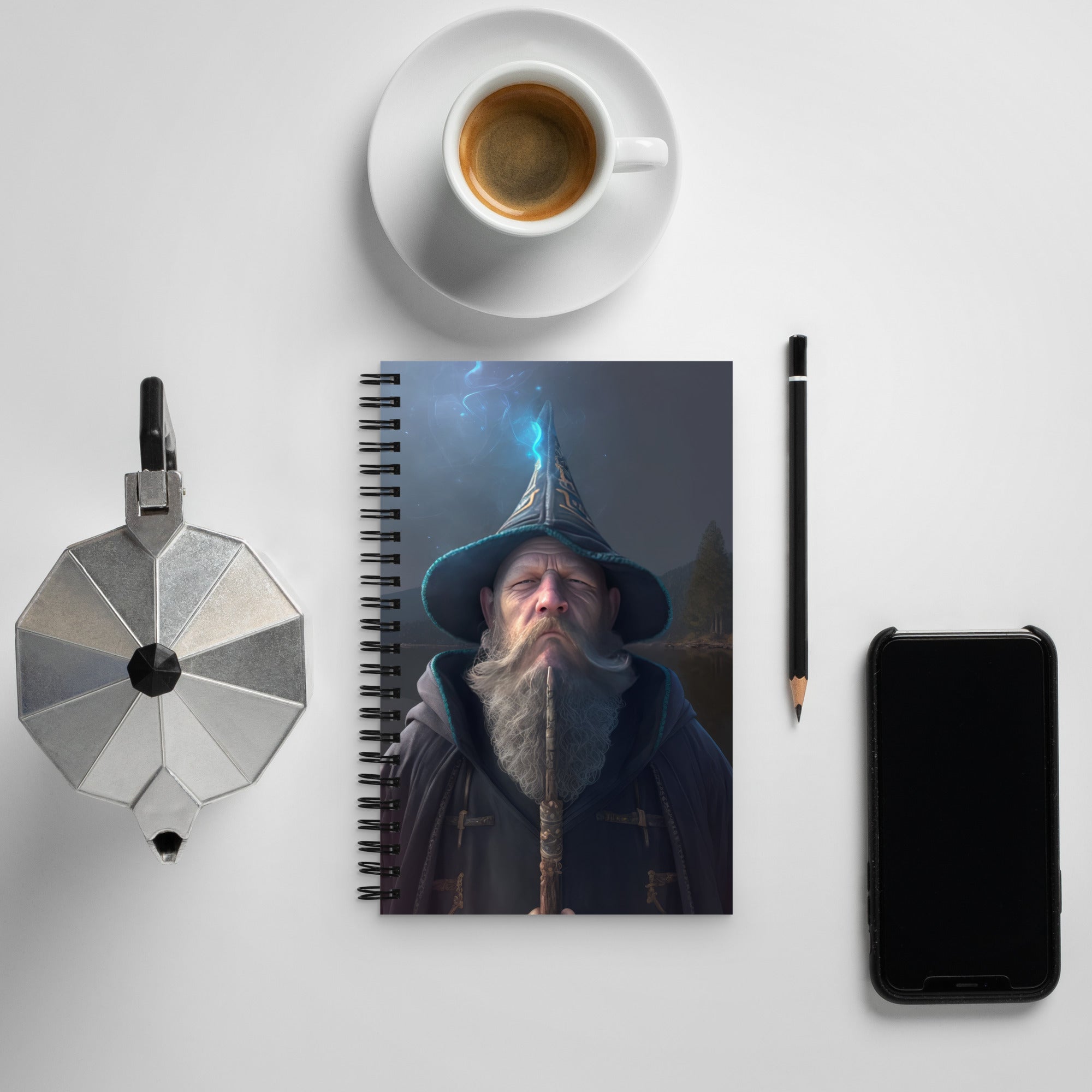 The Wizard Spiral notebook