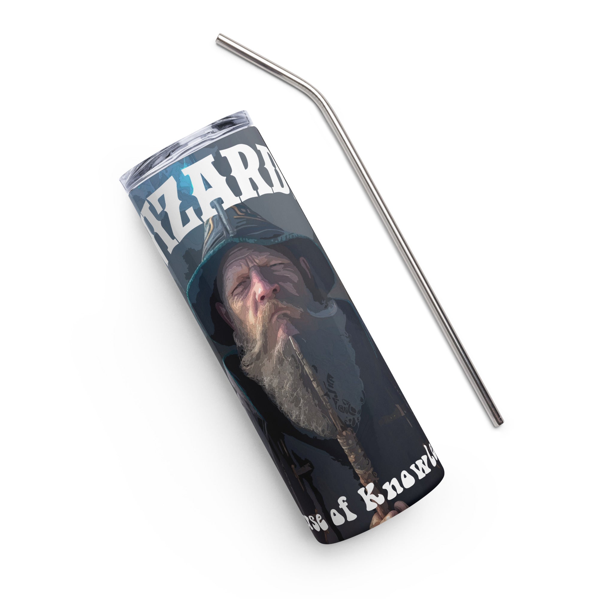 Wizards House of Knowledge Stainless steel tumbler