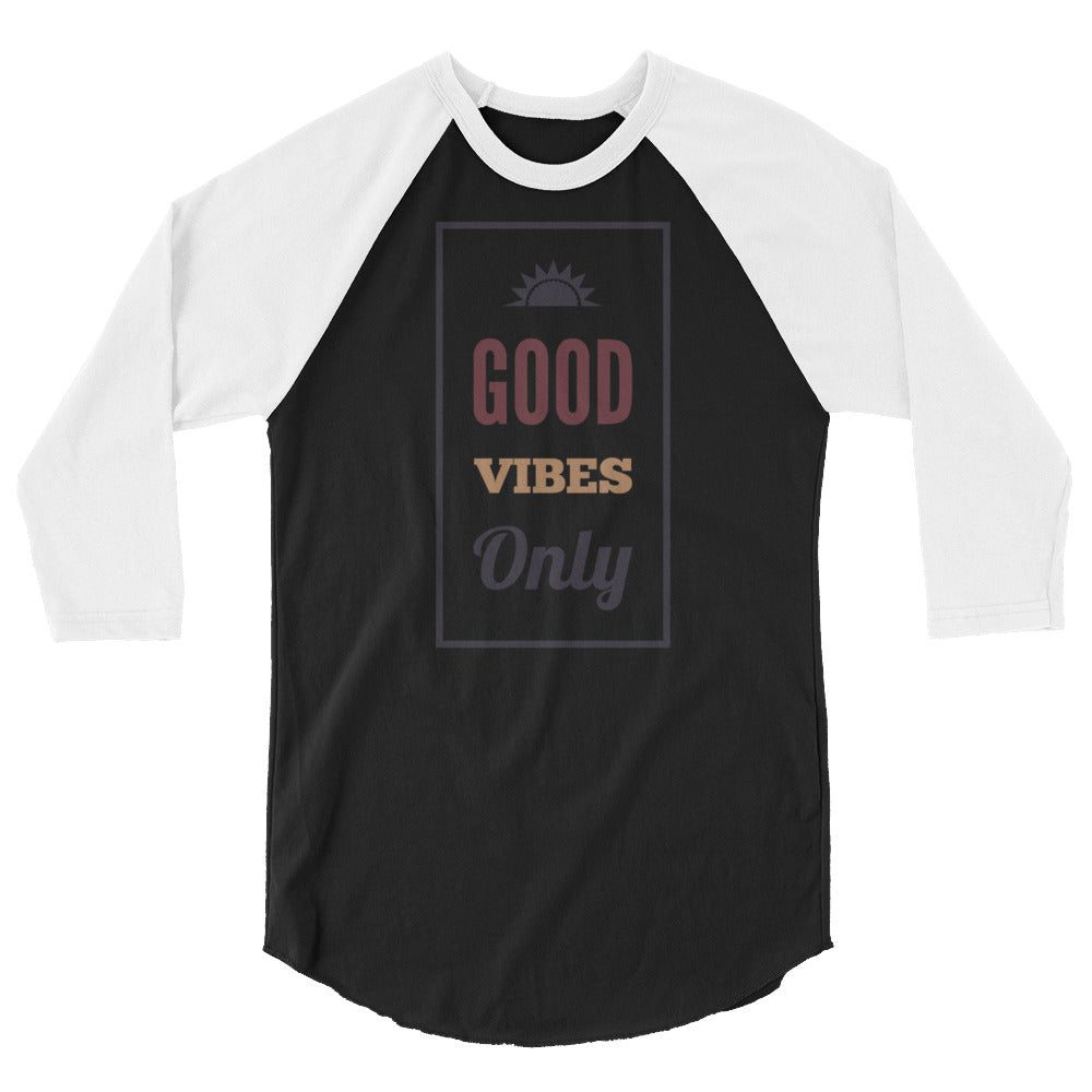 Good Bibes Only - 3/4 sleeve raglan shirt