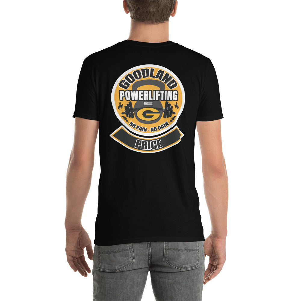 Goodland Powerlifting Bottom Rocker Short-Sleeve Unisex T-Shirt