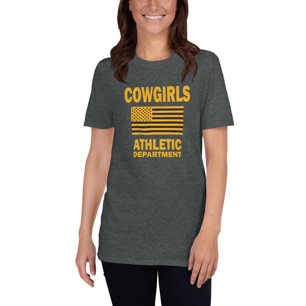 Cowgirls Flag Athletic Department Unisex T-Shirt