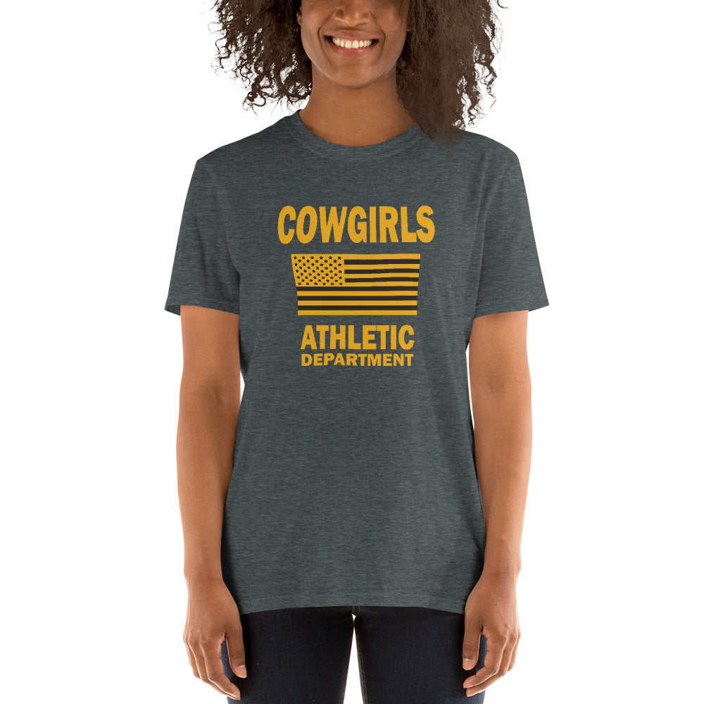 Cowgirls Flag Athletic Department Unisex T-Shirt