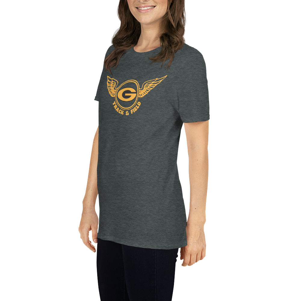 Track & Field Wings Runner Unisex T-Shirt
