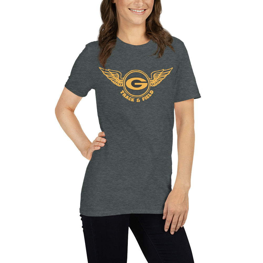 Track & Field Wings Runner Unisex T-Shirt
