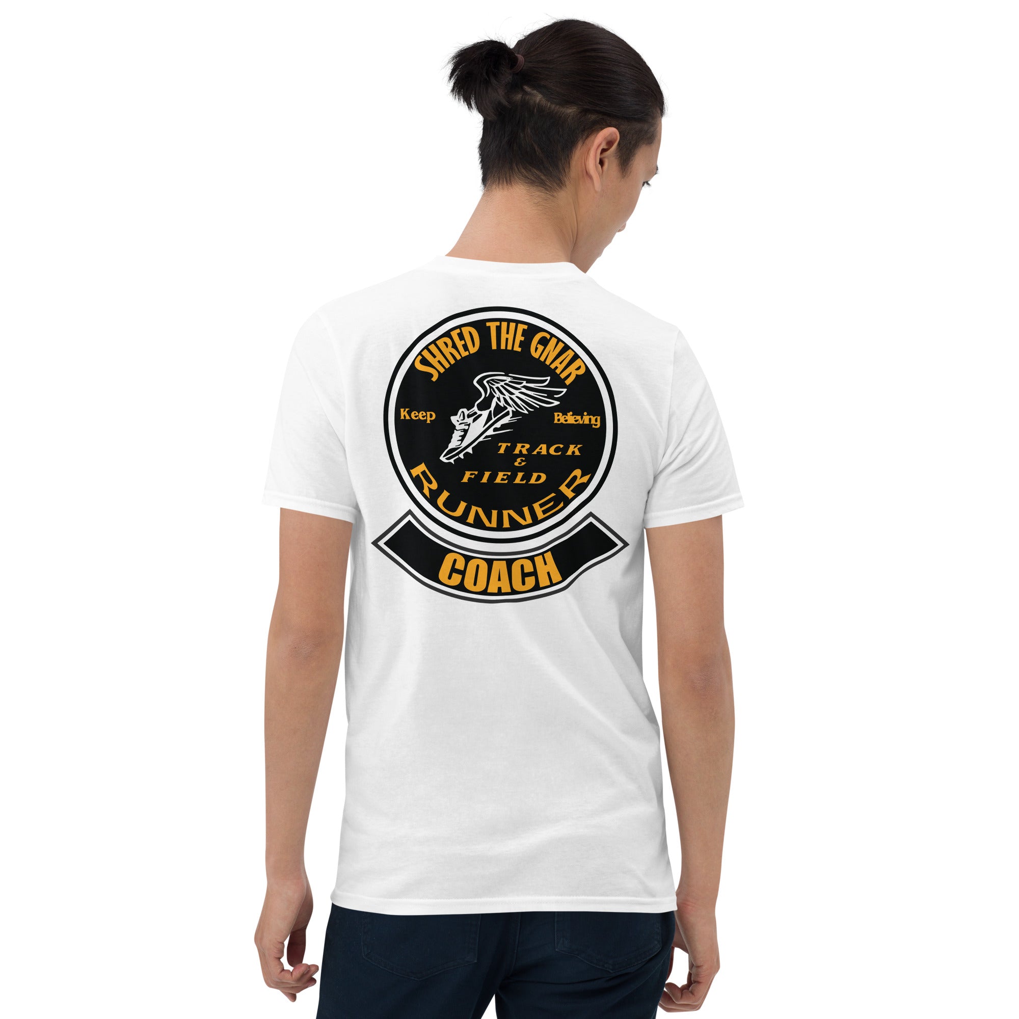 Track & Field Wings BLK Short-Sleeve Unisex T-Shirt