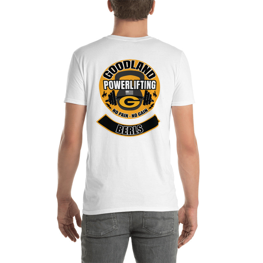 Goodland Powerlifting Bottom Rocker Unisex T-Shirt