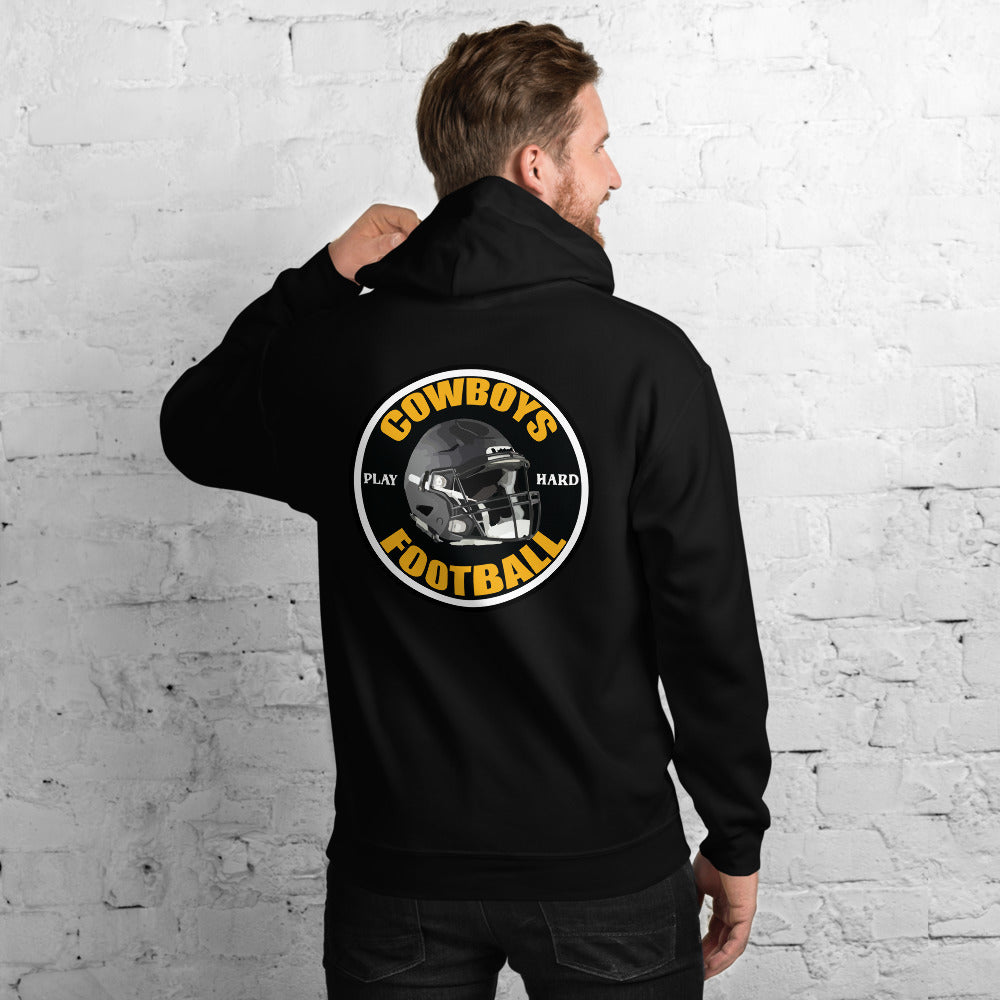 Cowboys Football Helmet Unisex Hoodie