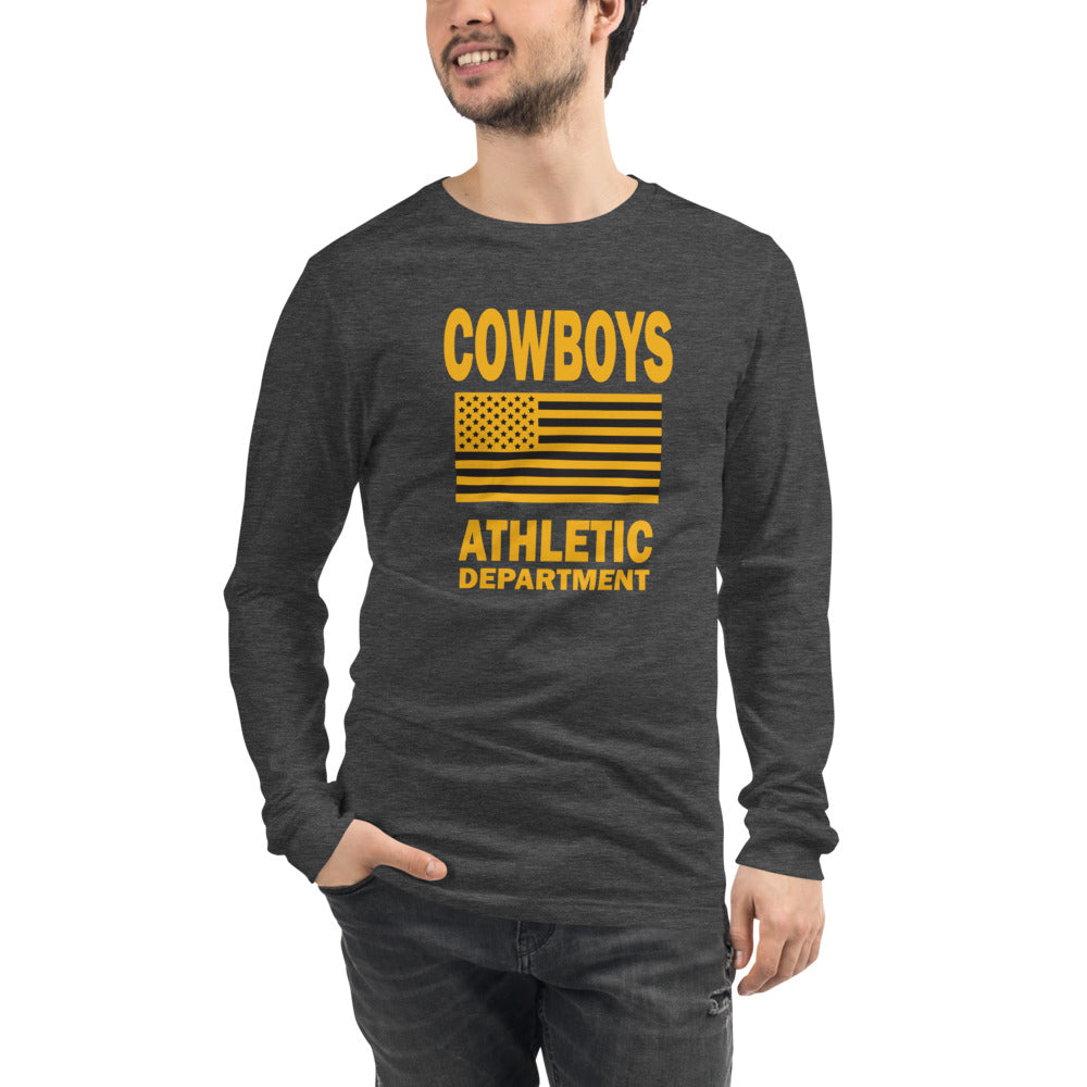 Cowboys Flag Athletic Department Unisex Long Sleeve Tee