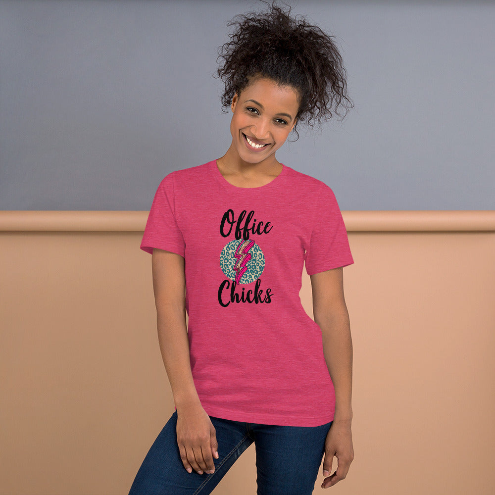 Office Chicks Black Letters Unisex t-shirt