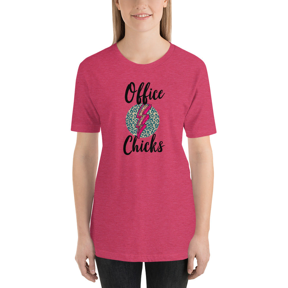 Office Chicks Black Letters Unisex t-shirt