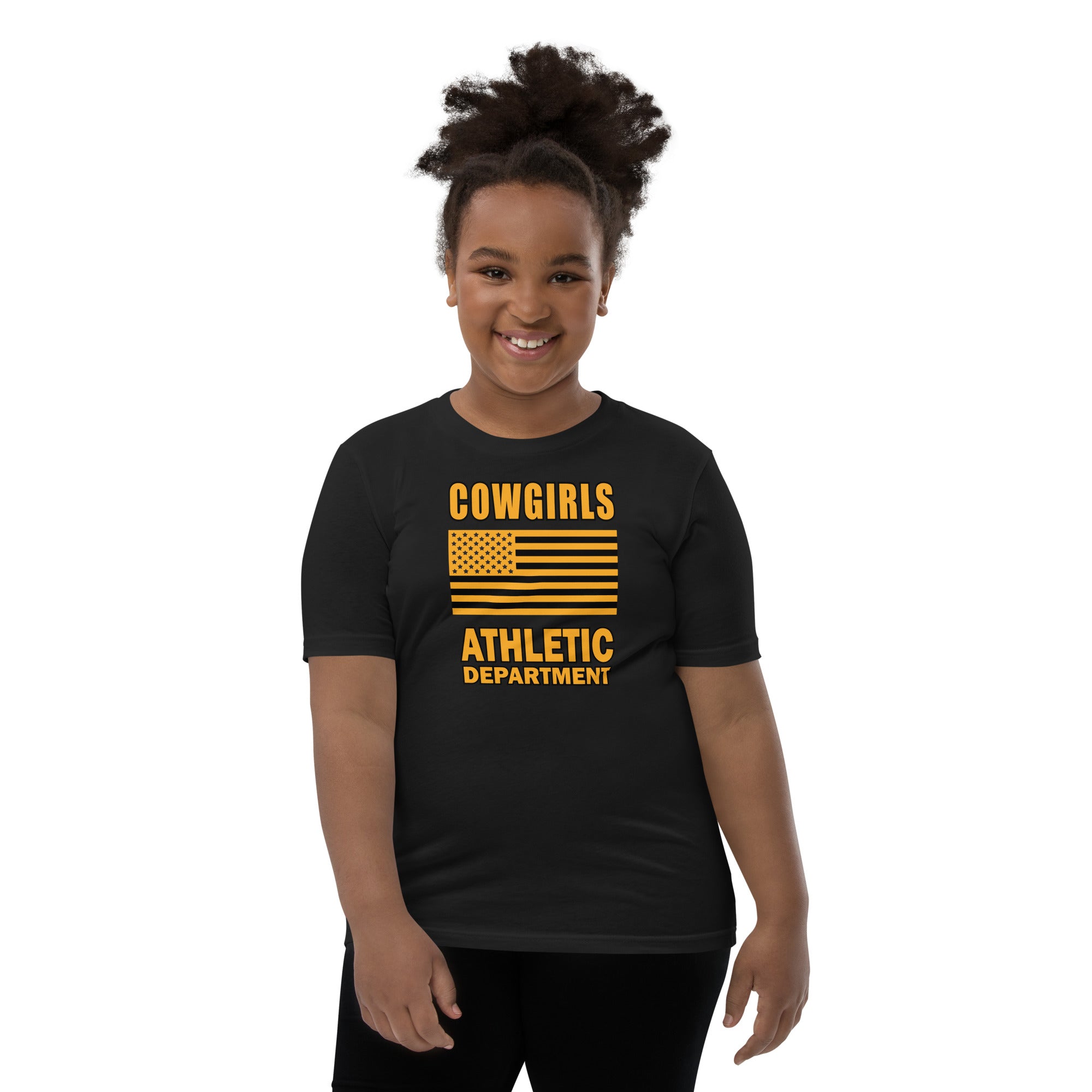 Cowgirls Athletic Dept Basketball Youth Short Sleeve T-Shirt
